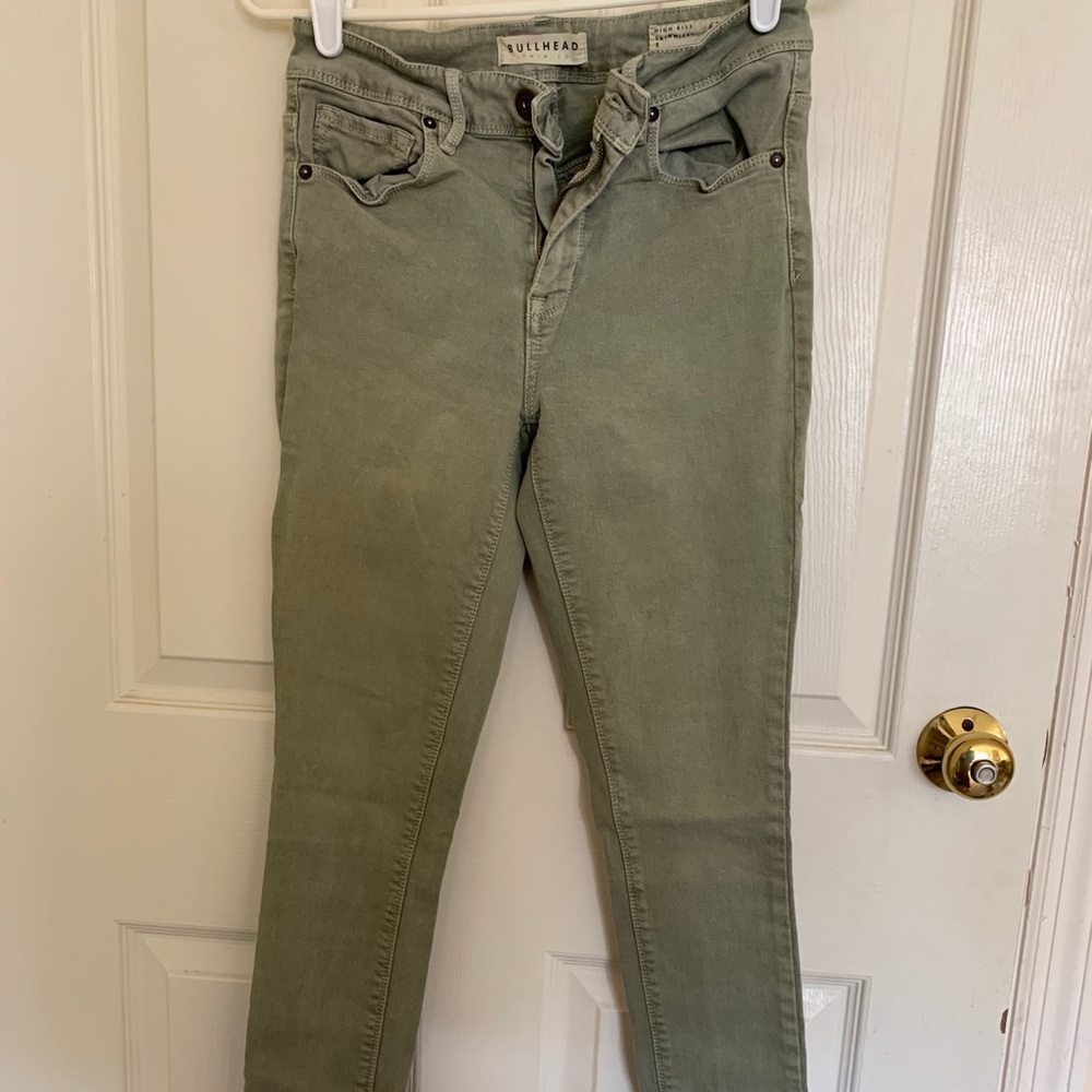 Green Skinny Pants